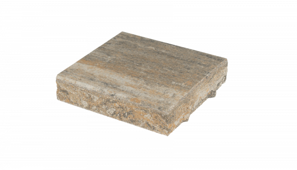 Pfostenabdeckplatte 35x35x8 4-seitig Muschelkalk